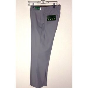 Louis Raphael Golf Pants Mens 30x30 Grey Sorbetek‎ Twill Flat Front Performance